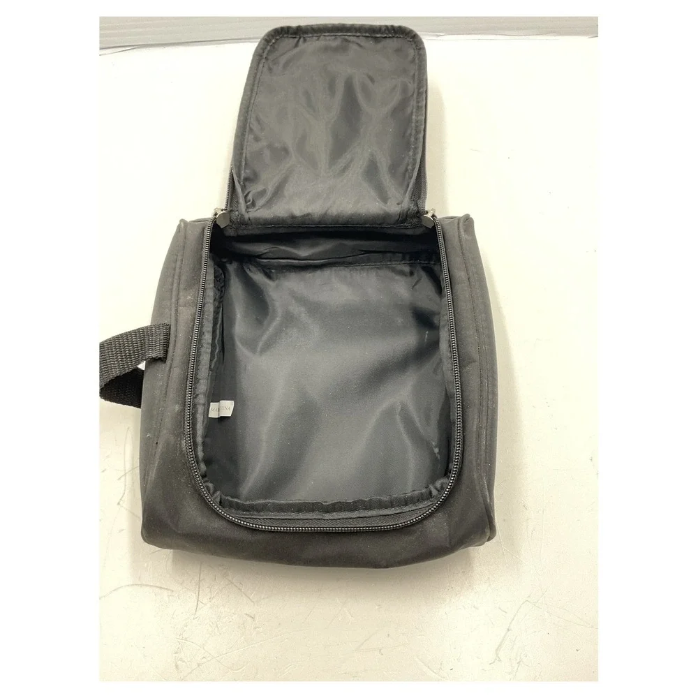 Black Hanging Toiletry Bag Travel Cosmetic Makeup Case Organizer Nylon New